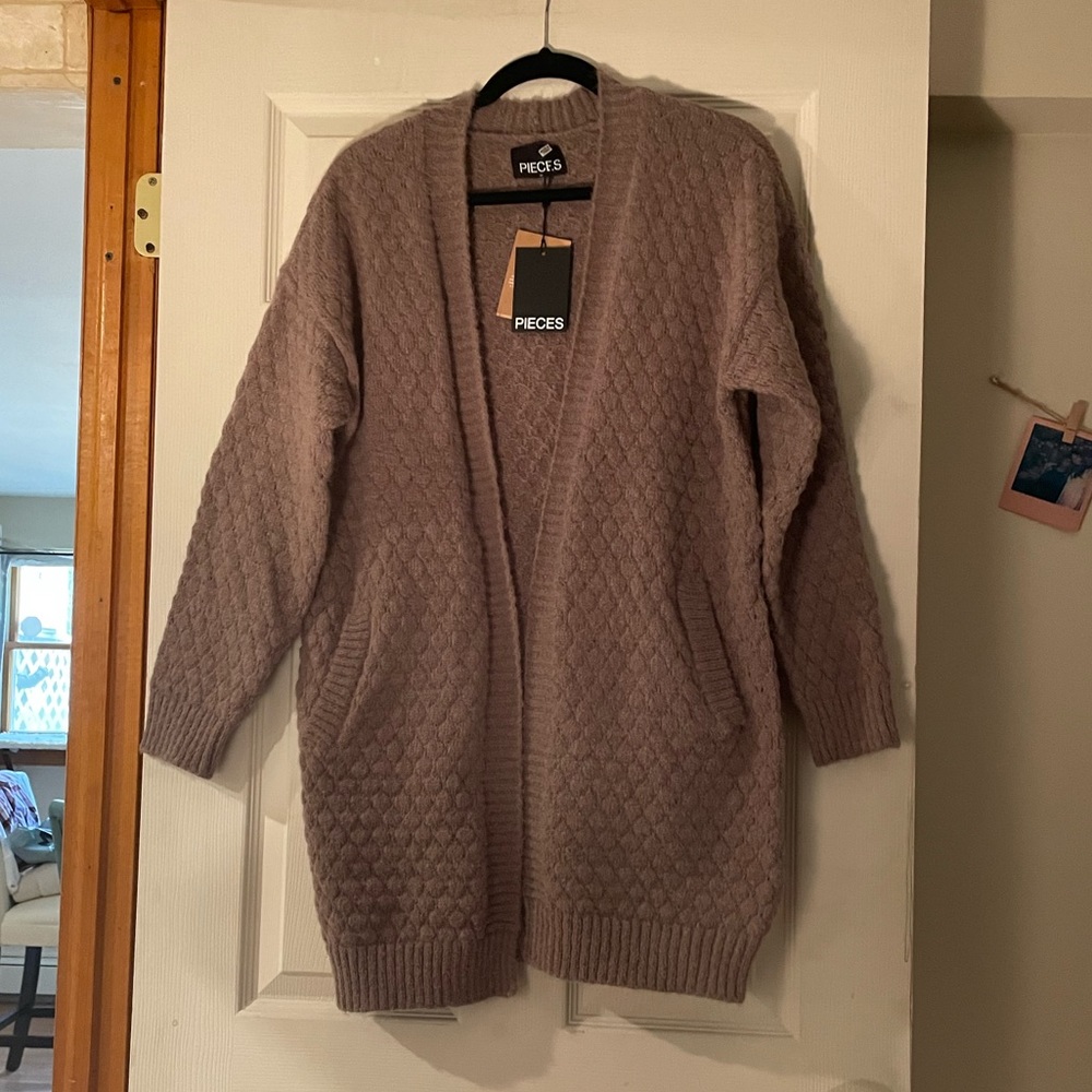 Pieces oversized cardigan